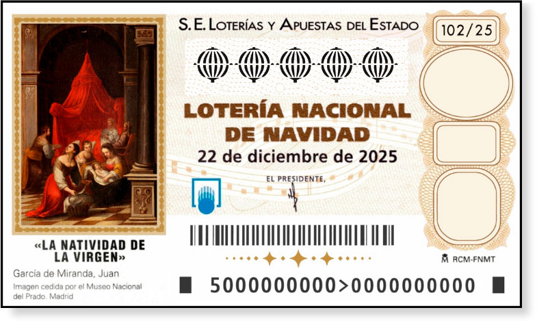 西班牙圣诞大胖子彩票Lotería de Navidad El gordo 2025:规则、奖金及购票指南 (附:在线查询中奖号码)